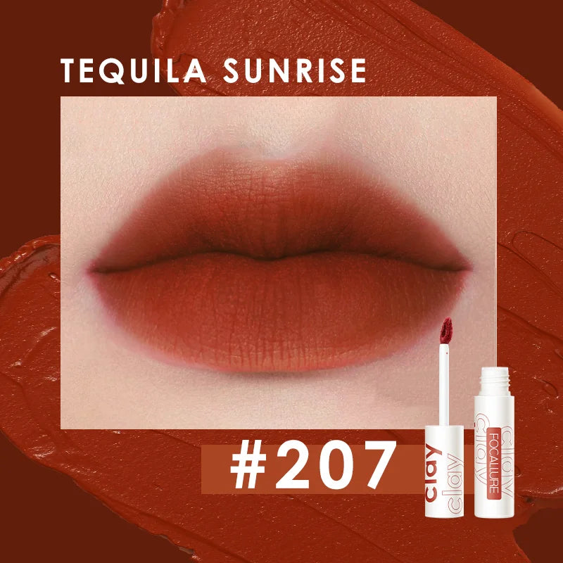 Atacado FOCALLURE Velvet Matte Batons À Prova D'água Lipclay Batom Líquido.