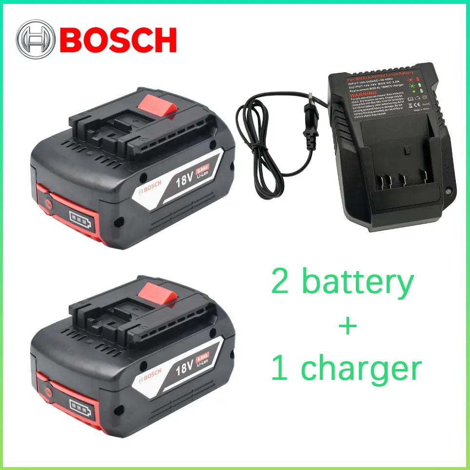 Bateria de lítio original BOSCH 18V, pacote de bateria Bosch 6.0AH.