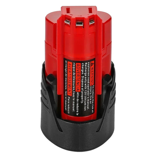 bateria Milwaukee de 12 V 3 Ah compatível com Milwaukee M12.
