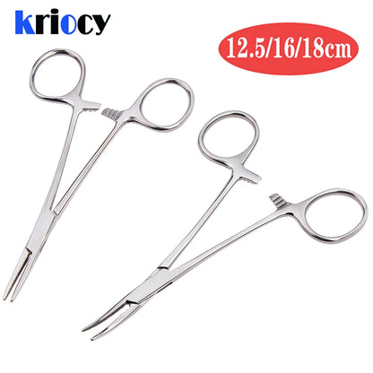 Ferramenta manual 12,5 16 18 cm Pinça hemostática Grampo para pelos de animais.
