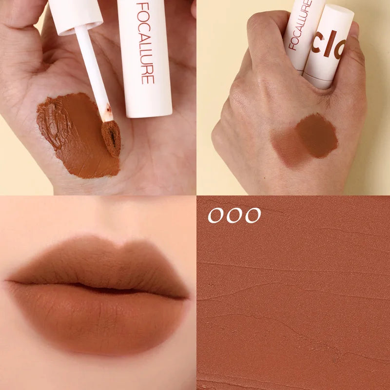 Atacado FOCALLURE Velvet Matte Batons À Prova D'água Lipclay Batom Líquido.