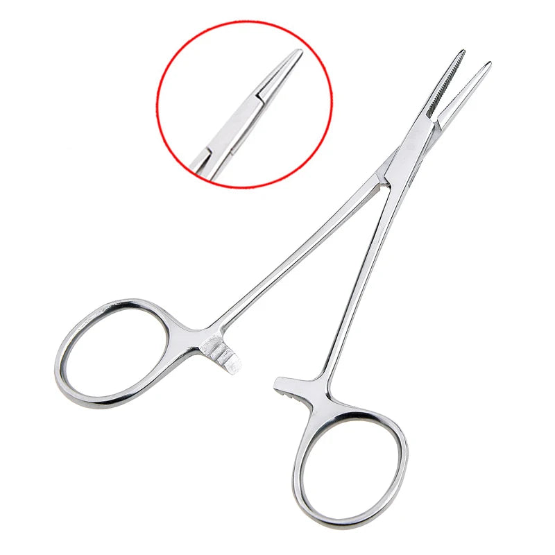 Ferramenta manual 12,5 16 18 cm Pinça hemostática Grampo para pelos de animais.
