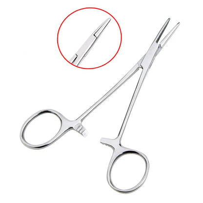 Ferramenta manual 12,5 16 18 cm Pinça hemostática Grampo para pelos de animais.