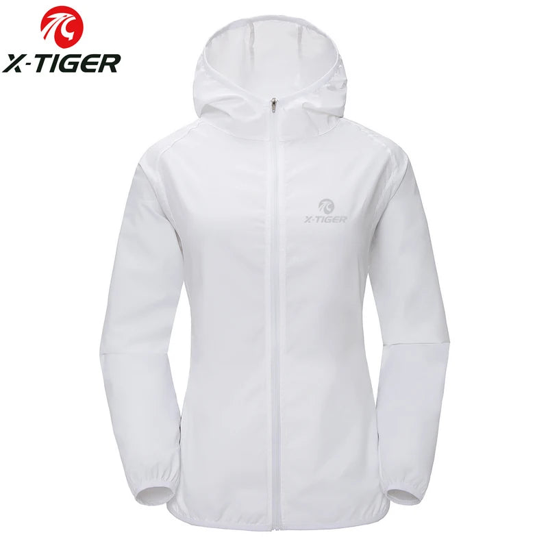 Camisa de ciclismo refletiva à prova de vento X-TIGER