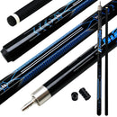 Taco de bilhar profissional com ponta de 12,5 mm, fibra de vidro e carbono,