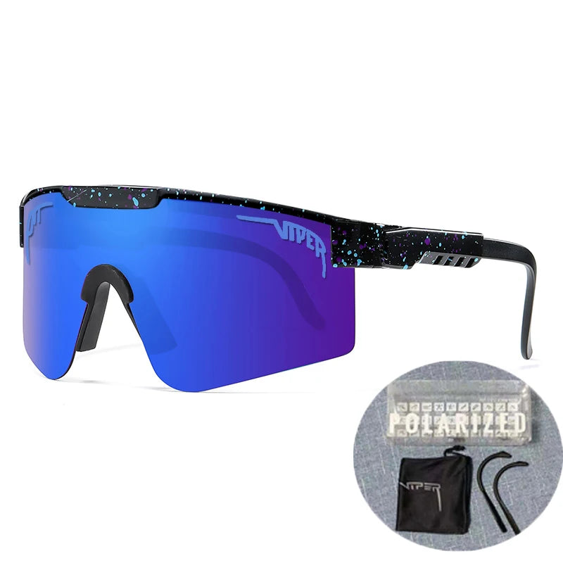 Com estojo UV400 Óculos de sol para ciclismo, esportes ao ar livre.
