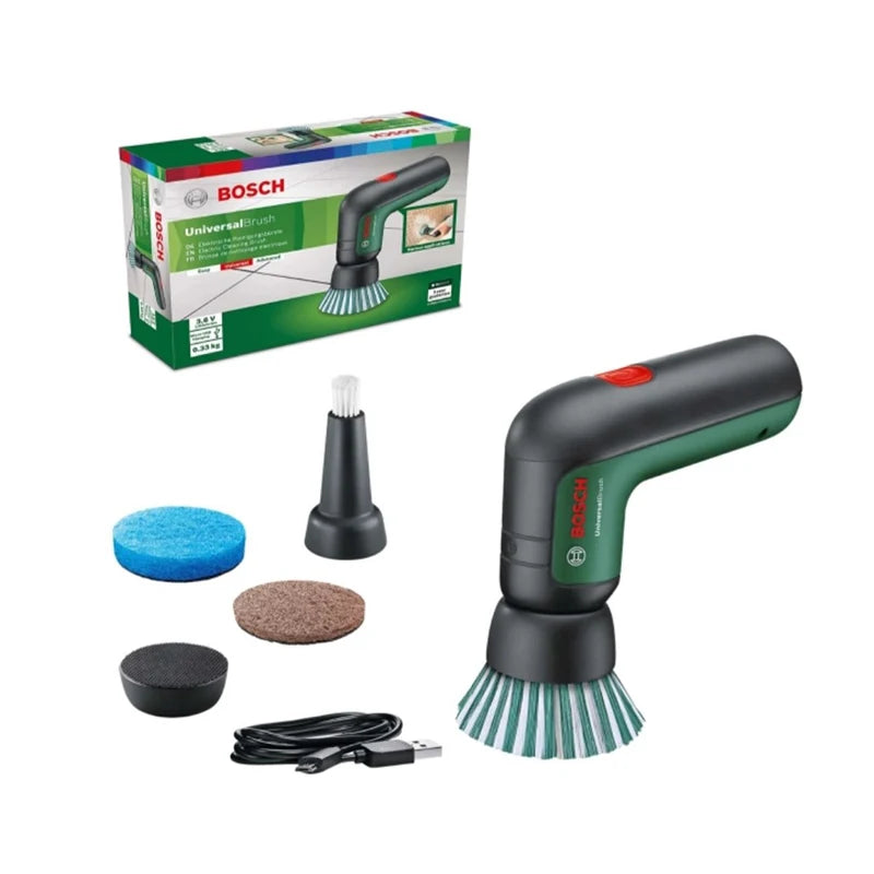 Escova de limpeza elétrica Bosch multifuncional.