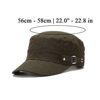 Boné de beisebol vintage masculino, chapéu de cano alto, algodão lavado, respirável