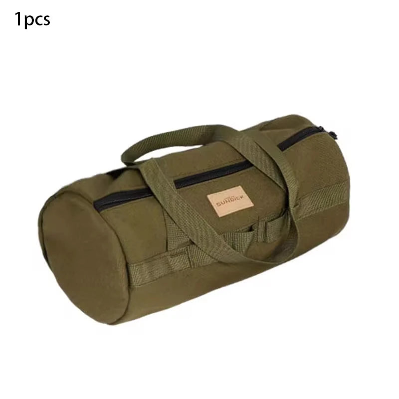 Bolsa de armazenamento portátil com cilindro, grande capacidade, reforçada