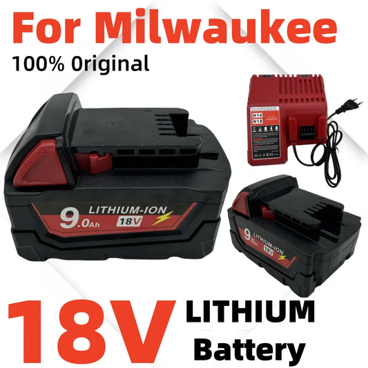 bateria de ferramenta elétrica Milwaukee M18, carregador, Milwaukee 18V.