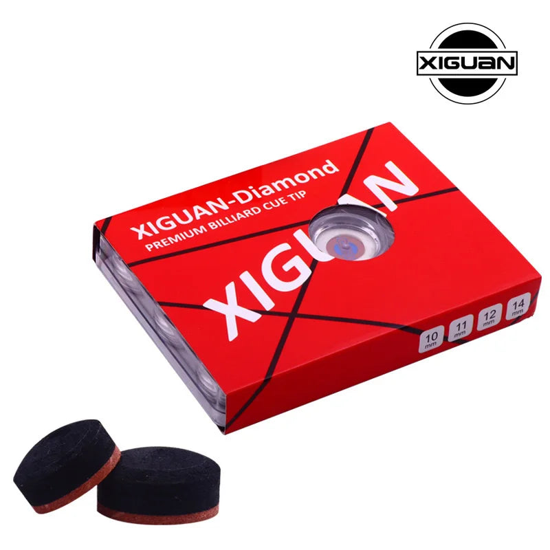Pontas de taco de bilhar de 10 mm/11 mm/12 mm/14 mm para taco de bilhar profissional
