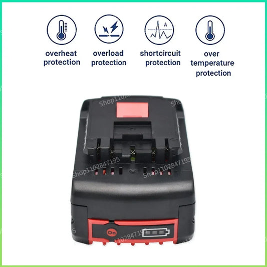 Bateria de lítio original BOSCH 18V, pacote de bateria Bosch 6.0AH.