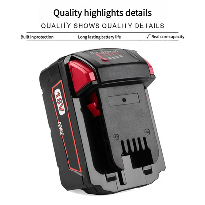 Bateria de íon de lítio 18V 8000mAh, Milwaukee.