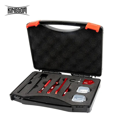 Caixa de ferramentas de manutenção de carretel de pesca Kingdom