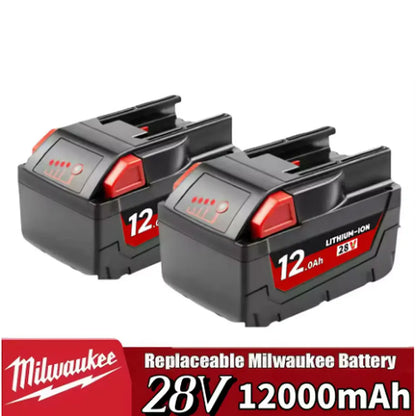 Bateria de íon-lítio de substituição,de 28 V e 12,0 Ah para Milwaukee.