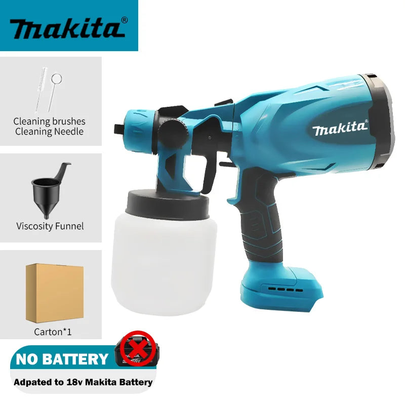 Pistola de pulverização elétrica Makita 800ML.