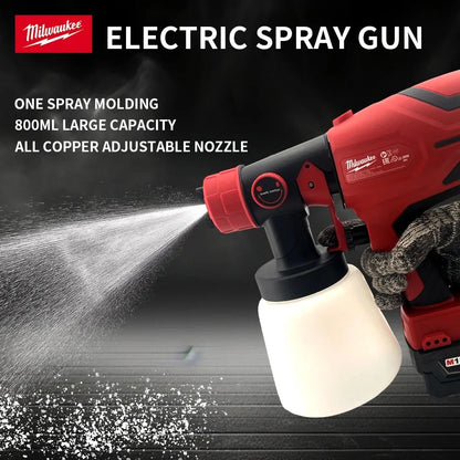 Pistola de pulverização elétrica Milwaukee 800ML.