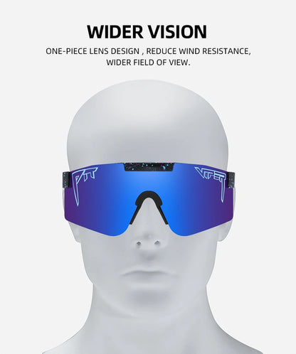 Óculos de sol PIT Viper Outdoor Youth UV400 para homens e mulheres,