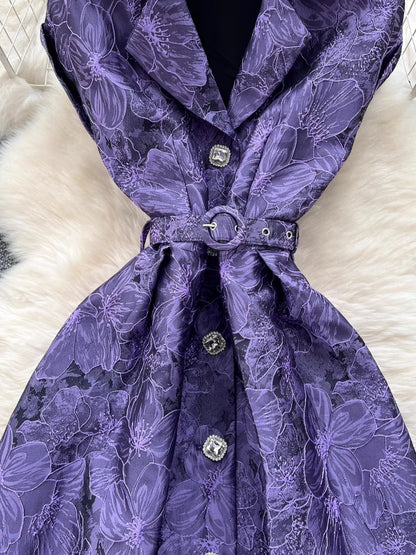 Vestido de verão com estampa.
