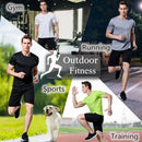 Camiseta masculina de manga curta, secagem rápida, para academia, corrida,