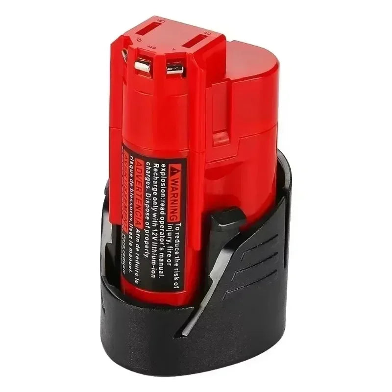 bateria Milwaukee de 12V, 3Ah.