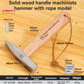 Mini martelo de cabeça redonda e plana, martelo de encaixe, madeira maciça