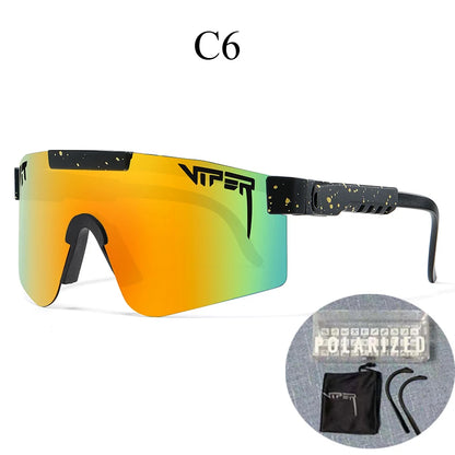 Com estojo UV400 Óculos de sol para ciclismo, esportes ao ar livre.