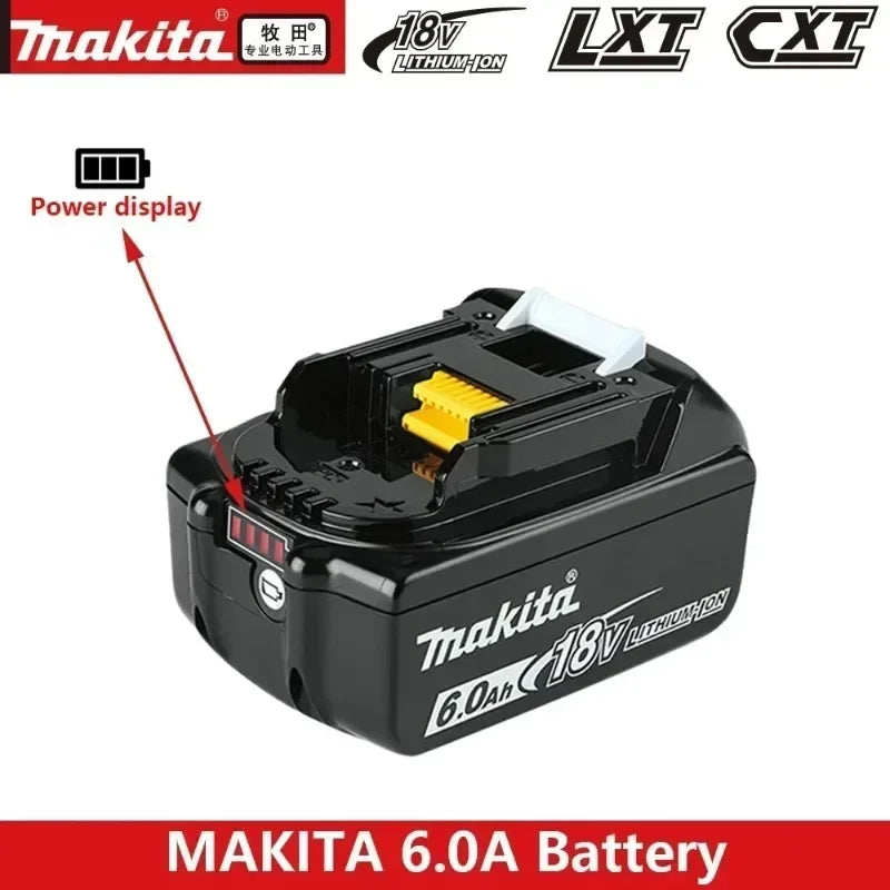 Bateria recarregável Makita 18V 6Ah.