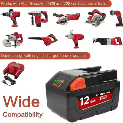 bateria  Milwaukee 28V 12.0Ah.