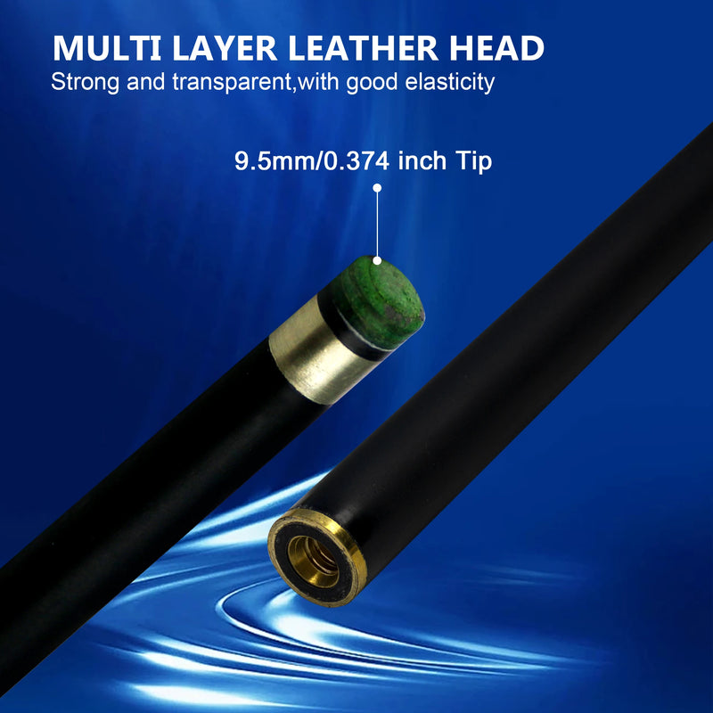 *Taco de bilhar profissional de 9,5 mm e 146 cm para jogos americanos de 9 e 8 bola