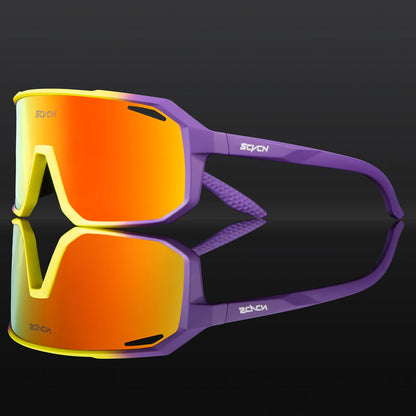 Óculos de sol para ciclismo masculino  e lazer