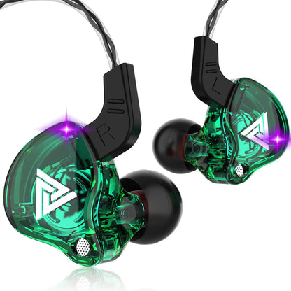 Fones de ouvido com fio de 3,5 mm QKZ AK6 HiFi com qualidade.
