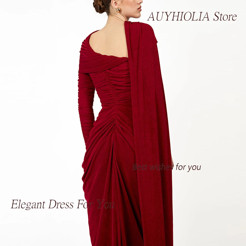 Vestidos de noite de veludo para mulheres.