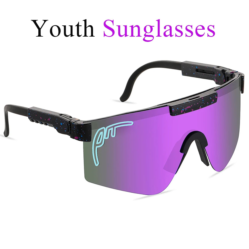 Óculos de sol PIT Viper Outdoor Youth UV400 para homens e mulheres,