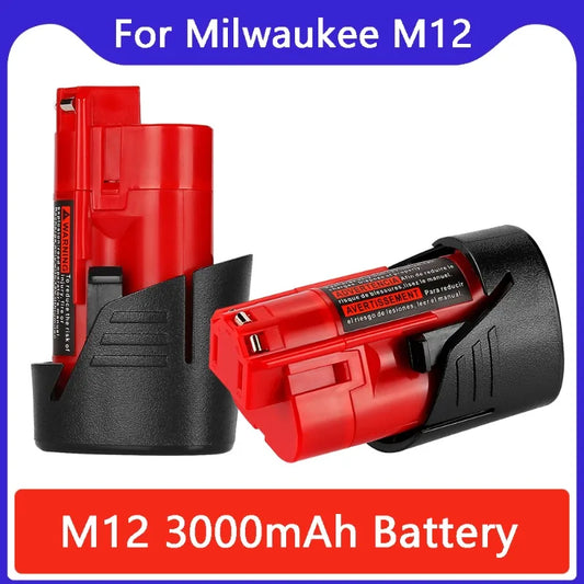 Bateria Milwaukee 12V 3Ah compatível com Milwaukee M12.