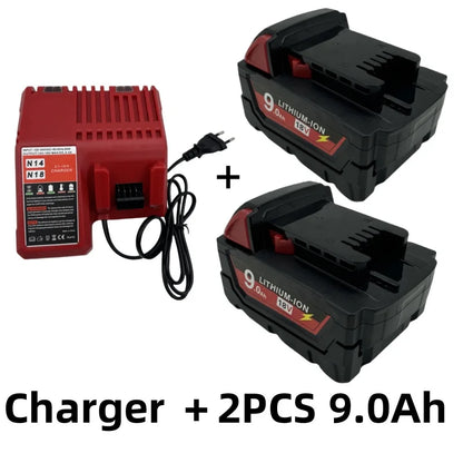 bateria de ferramenta elétrica Milwaukee M18, carregador, Milwaukee 18V.