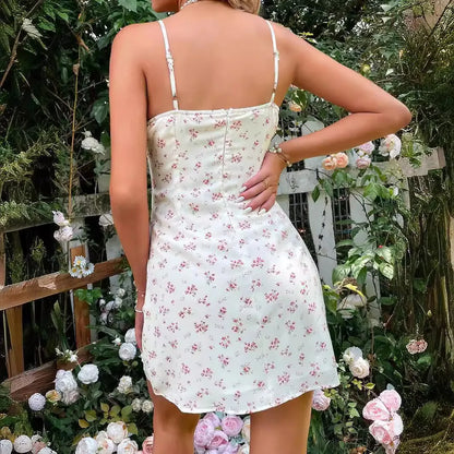 Vestido de viagem informal para mulher.