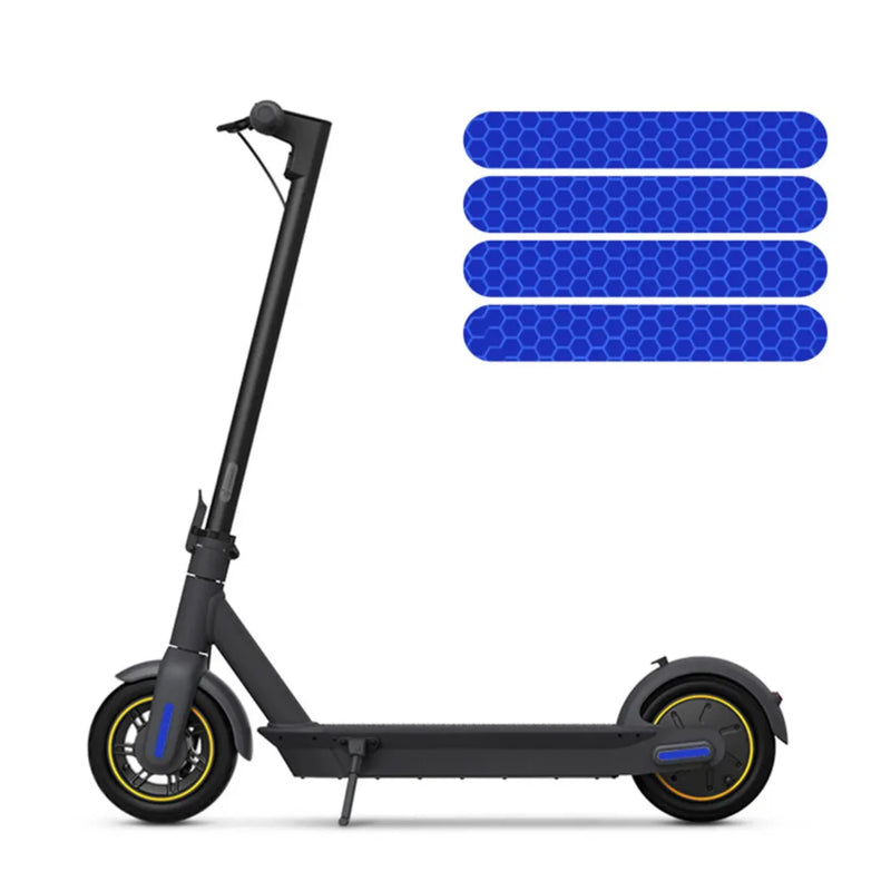 Adesivos refletivos para scooters elétricas Adesivos de segurança noturna