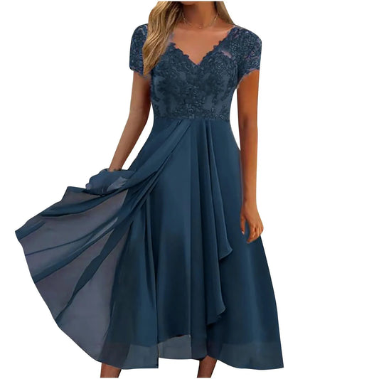 Vestidos Largos Vestidos para mulheres, elegante de renda.