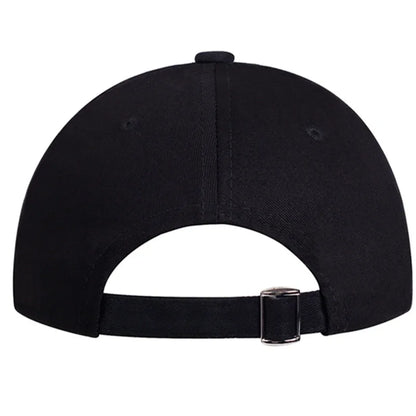 Boné de beisebol gótico punk de rua feminino, moda algodão, bordado, esportes