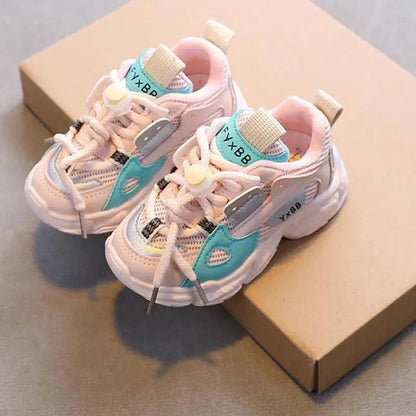 tênis casuais de malha,Tamanho 21-36 Sapatos de bebê para meninos e meninas,