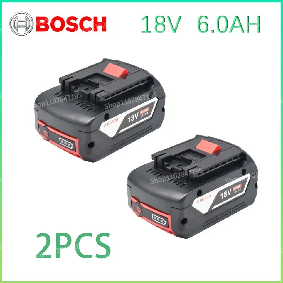 Bateria de lítio original BOSCH 18V, pacote de bateria Bosch 6.0AH.