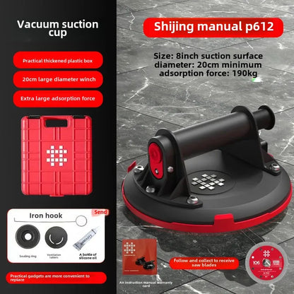 Ventosa de vidro para ladrilhos Shijing, dispositivo de sucção.