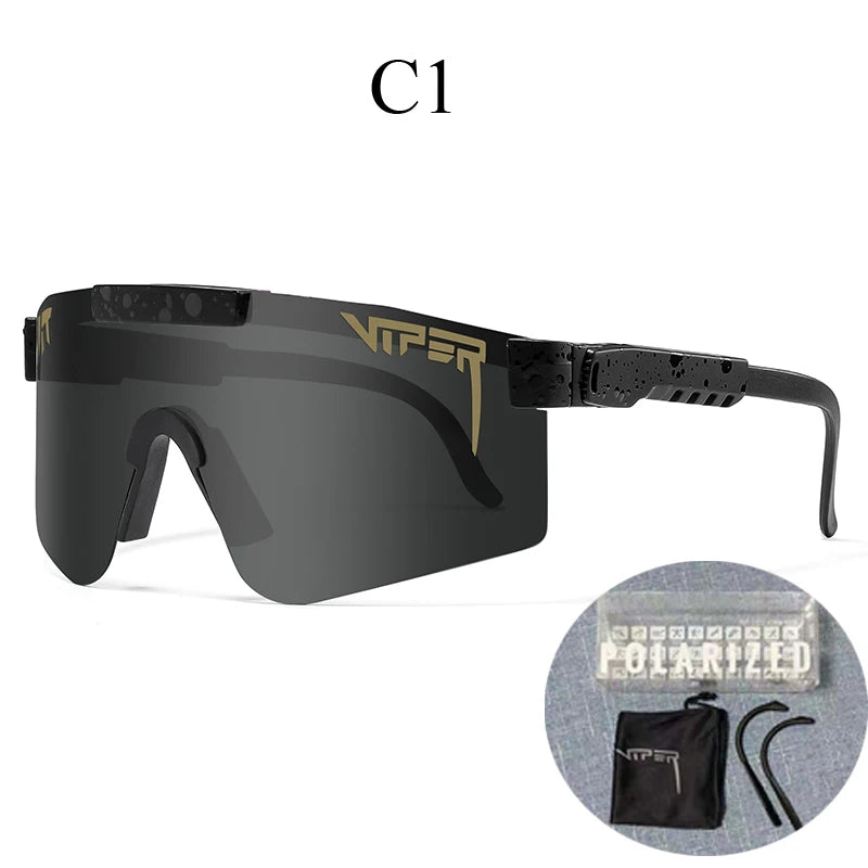 Com estojo UV400 Óculos de sol para ciclismo, esportes ao ar livre.