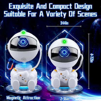 Projetor de estrelas Galaxy Night Light Astronauta Projetor espacial Estrelado
