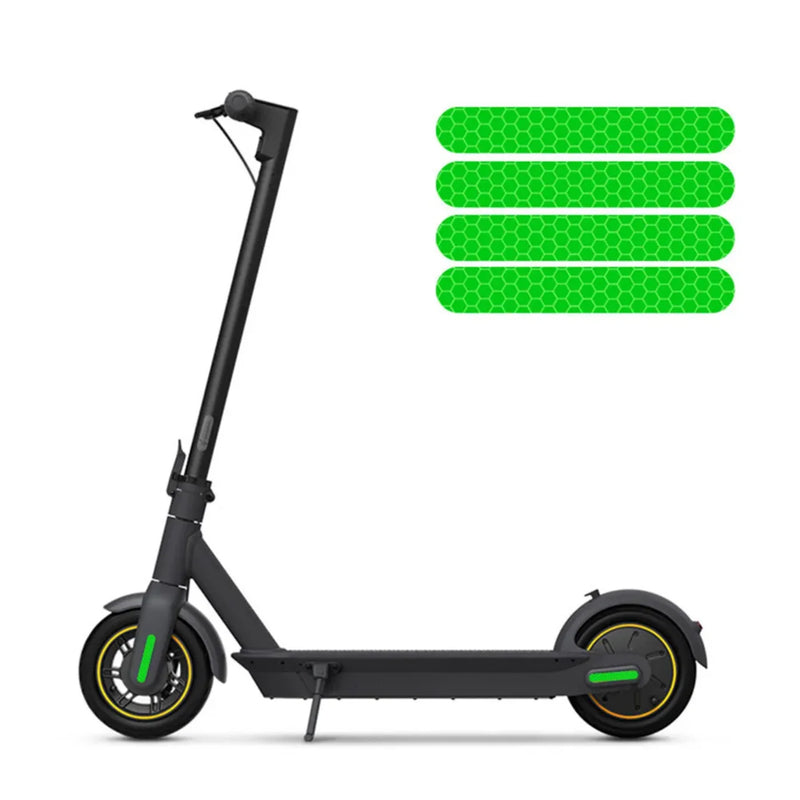 Adesivos refletivos para scooters elétricas Adesivos de segurança noturna