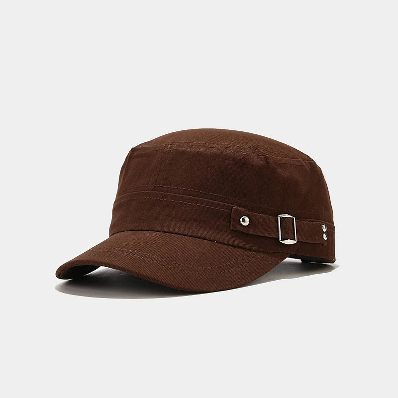 Boné de beisebol vintage masculino, chapéu de cano alto, algodão lavado, respirável