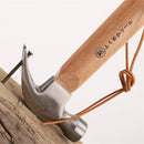 Mini martelo de cabeça redonda e plana, martelo de encaixe, madeira maciça