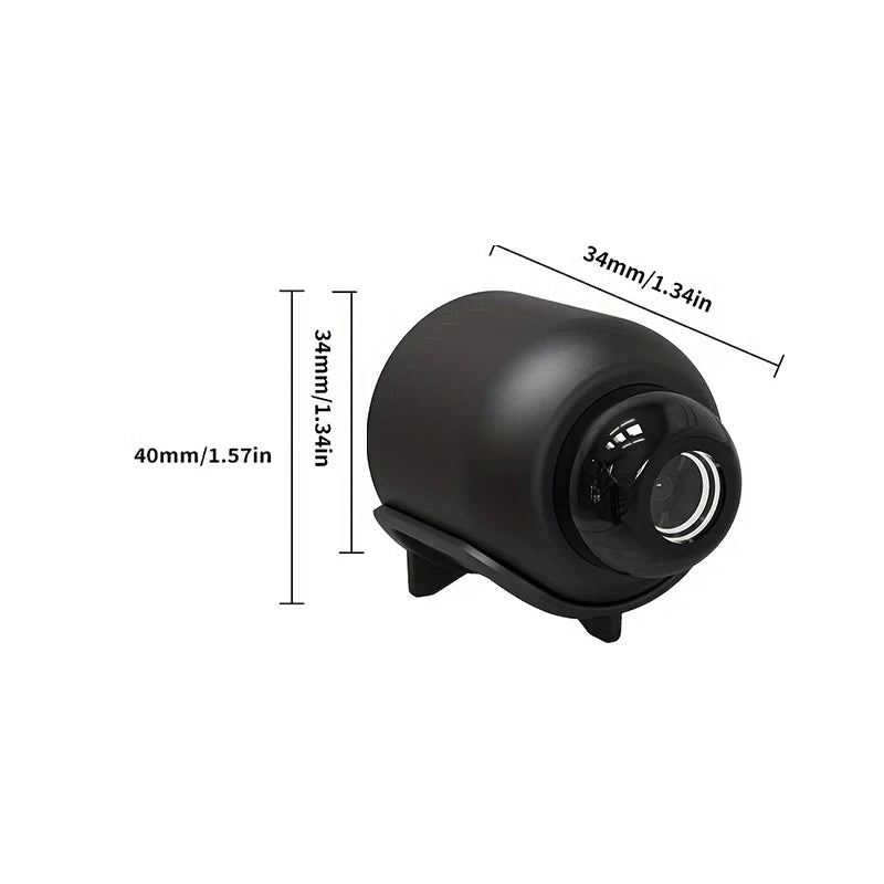 Nova mini câmera X5 1080P, visão noturna nítida, leve, portátil, premium