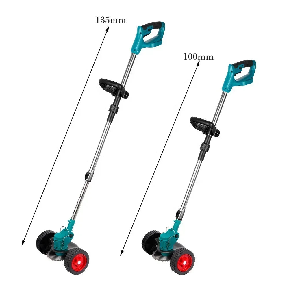 Cortador de grama elétrico sem fio de 1500 W e 7 polegadas.